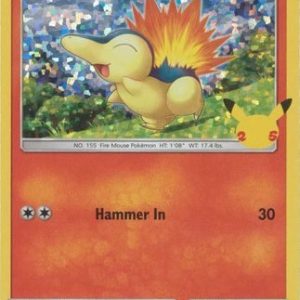 Cyndaquil - 10/25 (Holo) - 25 års jubilæum - McDonald's Promo - Pokemon McDonald's Collection 2021