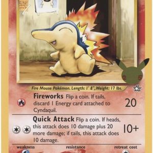 Cyndaquil - 57/111 - 25 års jubilæum - JUMBOkort