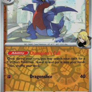 Cynthia's Gabite - 103/182 - Reverse