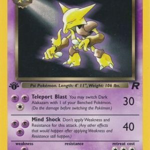 Dark Alakazam - 18/82 - 1st Edition