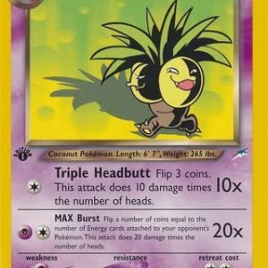 Dark Exeggutor - 33/105 - 1st Edition