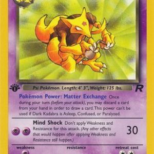 Dark Kadabra - 39/82 - 1st Edition