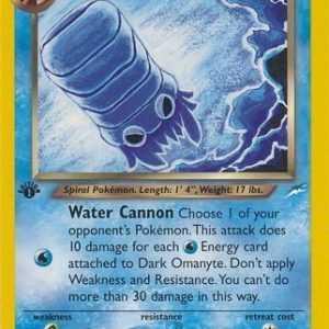 Dark Omanyte - 37/105 - 1st Edition