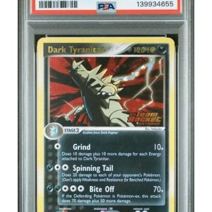Dark Tyranitar 19/109 Reverse Foil PSA 9