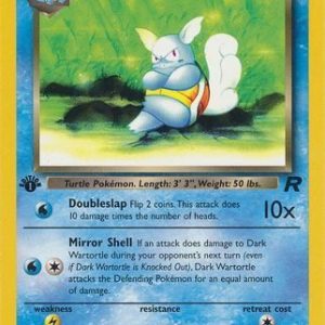 Dark Wartortle - 46/82 - 1st Edition