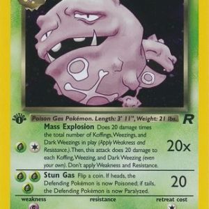 Dark Weezing - 14/82 - 1st Edition (Holo)