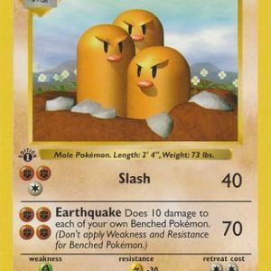 Dugtrio - 19/102 - 1st Edition