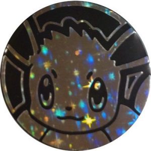 Eevee Pokemon mønt (Sølv - Starlight Holo) - Almindelig
