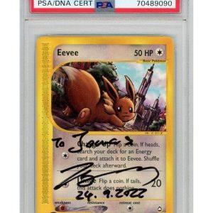 Eevee (signeret af Midori Harada AUTO 10) 75/147 PSA Authentic