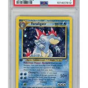 Feraligatr 4/111 1st Edition PSA 7