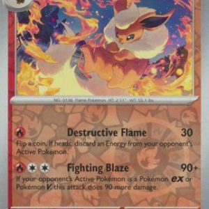 Flareon - 136/165 - Reverse