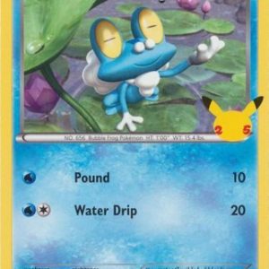 Froakie - 22/25 (Non Holo) - 25 års jubilæum - McDonald's Promo - Pokemon McDonald's Collection 2021