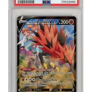 Galarian Zapdos V TG19/TG30 PSA 10