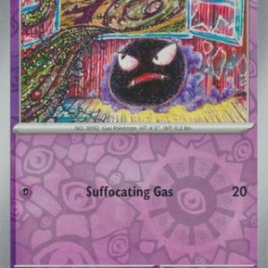 Gastly - 092/165 - Reverse