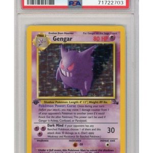 Gengar 5/62 1st Edition PSA 7