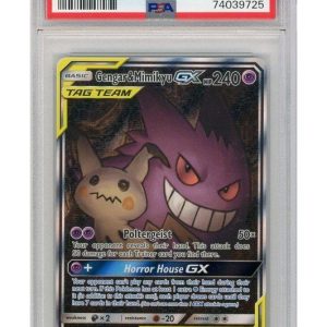 Gengar & Mimikyu GX 165/181 PSA 10