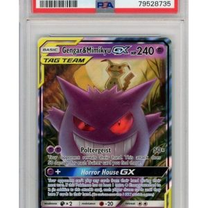 Gengar & Mimikyu GX 53/181 PSA 9