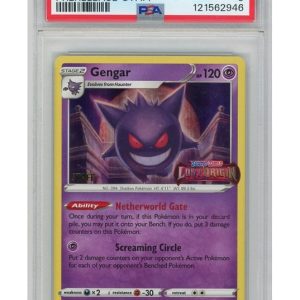 Gengar STAFF SWSH241 PSA 9
