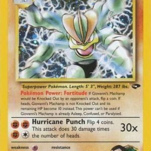 Giovanni's Machamp - 6/132 (Holo)