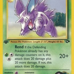 Giovanni's Nidorino - 45/132 - 1st Edition