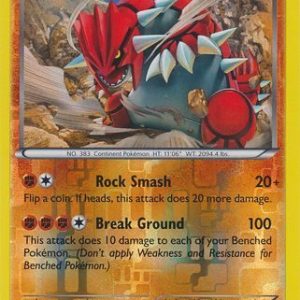 Groudon - 84/160 - Reverse