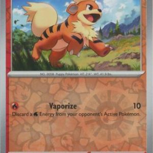 Growlithe - 058/165 - Reverse