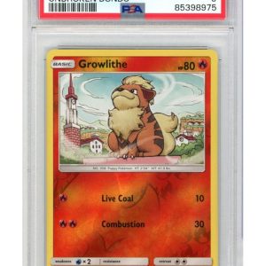 Growlithe 21/214 Reverse Foil PSA 9