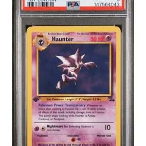 Haunter 21/62 1st Edition PSA 8