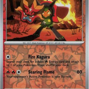 Hearthflame Mask Ogerpon - 044/182 - Reverse