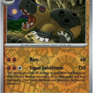 Hippowdon - 106/182 - Reverse