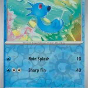 Horsea - 116/165 - Reverse