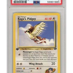 Koga's Pidgey 49/132 1st Edition PSA 9