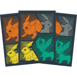 Leafeon, Umbreon, Jolteon & Flareon Deck Protector Sleeves 65 stk. (66x91mm)