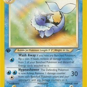 Light Vaporeon - 52/105 - 1st Edition
