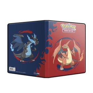 Lille mappe med pokemonmotiv (Mega Charizard X) (4 kort pr. side)