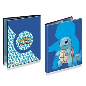 Lille mappe med pokemonmotiv (Squirtle) (4 kort pr. side)