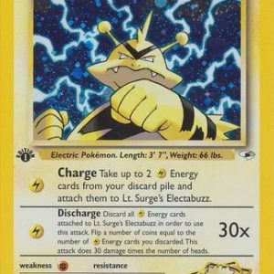 Lt. Surge's Electabuzz - 6/132 - 1st Edition (Holo)