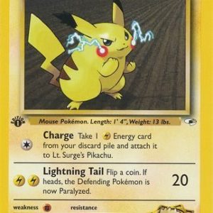Lt. Surge's Pikachu - 81/132 - 1st Edition