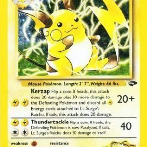 Lt. Surge's Raichu - 11/132 (Holo)