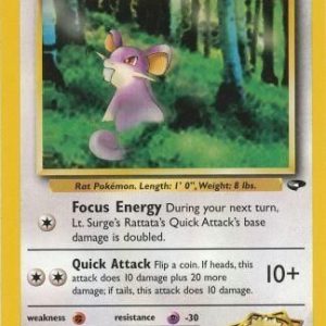Lt. Surge's Rattata - 85/132