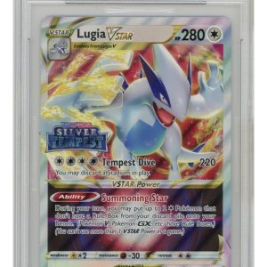 Lugia VSTAR Silver Tempest Stamp 139/195 JUMBO Kort PSA 10