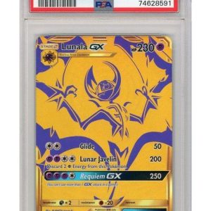Lunala GX Alternate Art SM103a PSA 9