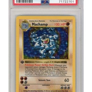 Machamp 8/102 1st Edition PSA 7