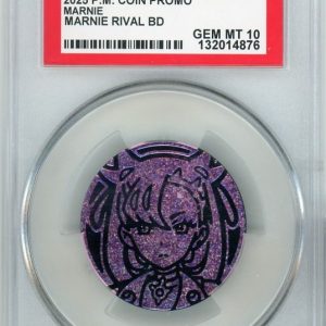 Marnie Pokemon mønt (Pink Glitter Holo) PSA 10