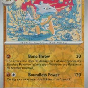Marowak - 105/165 - Reverse