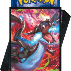 Mega Charizard X (UPC) Deck Protector Sleeves 65 stk. (66x91mm)