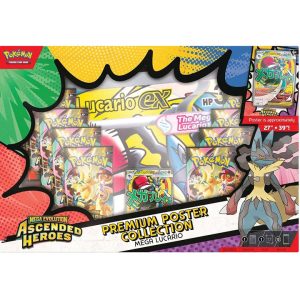 Mega Lucario ex Premium Poster Collection  - ME02.5 Ascended Heroes