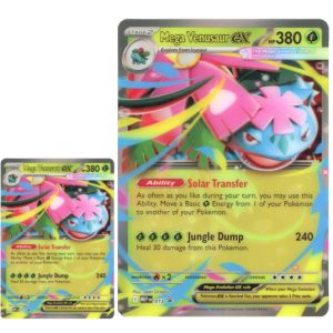 Mega Venusaur ex - MEP013 (3D effekt) - JUMBOkort
