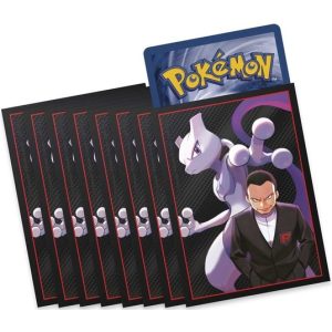 Mewtwo & Giovanni Deck Protector Sleeves 65 stk. (66x91mm)