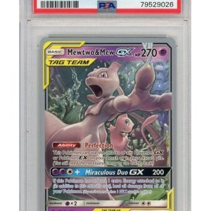 Mewtwo & Mew GX (World Championship 2019 deck) 71/236 PSA 9Mewtwo & Mew GX (World Championship 2019 deck) 71/236 PSA 9 - Bagside